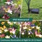 Solar Garden Lights,4packs-32LED Outdoor Solar Powered Decor for Yard, Patio, Pathway, IP65 Waterproof Butterfly Lights